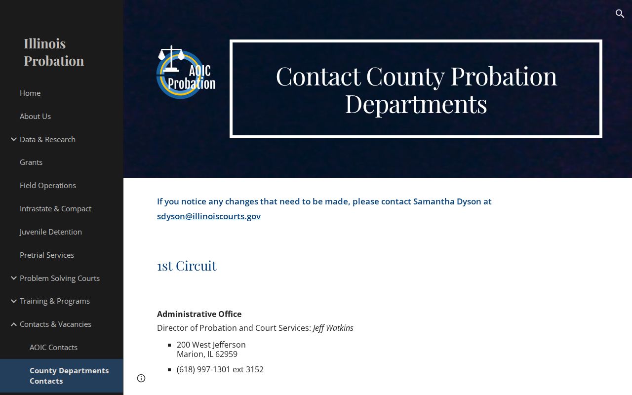 Kane County criminal history probation directory